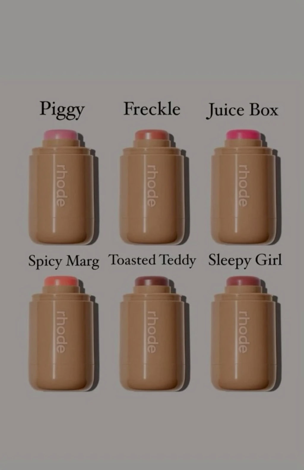 Rhode viral blush and lipgloss set