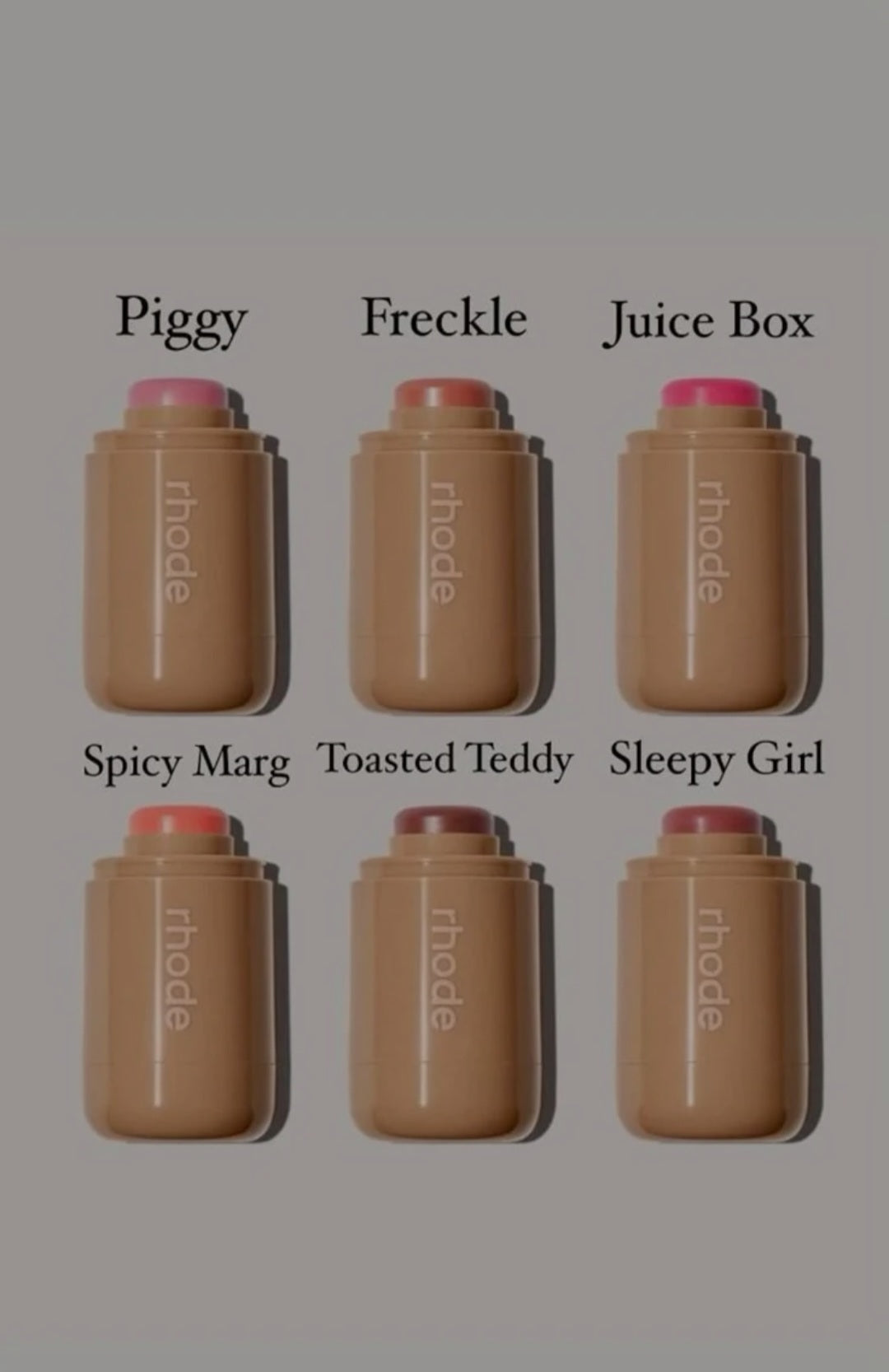 Rhode viral blush and lipgloss set
